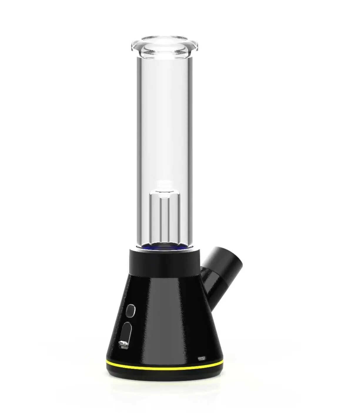 Electronic bong with cone base — windproof, waterproof electric combustion device
